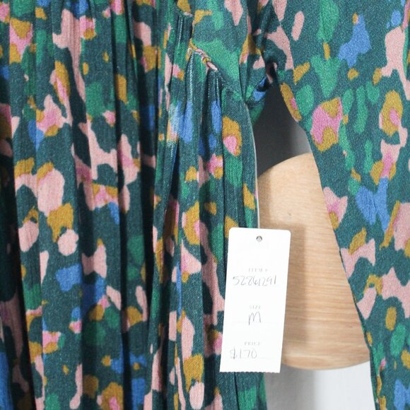 Anthropologie x Blank London Veyra Long Sleeve Sheer Green Dress Size M New NWT - Picture 6 of 8